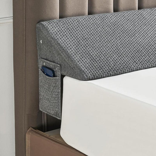 Extra Long Solid Color Quilted Cervical Pillow