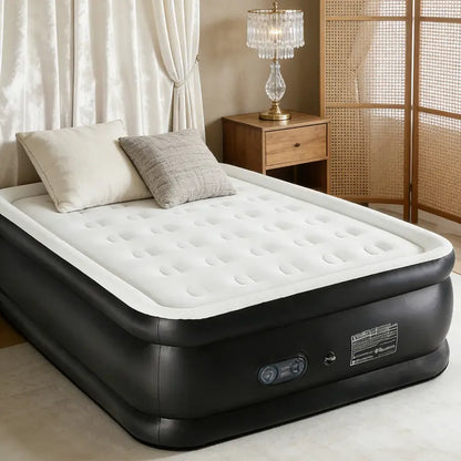 Air Mattress with Built-in High Capacity Pump Weight Capacity, Non-Slip Bottom